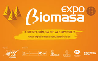 Cartel Expo Biomasa acreditación online