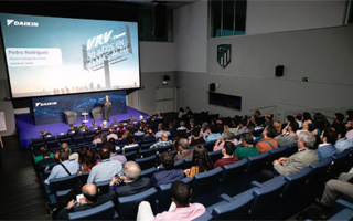 Presentación Daikin en el Wanda Metropolitano