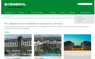 Nueva página web de General