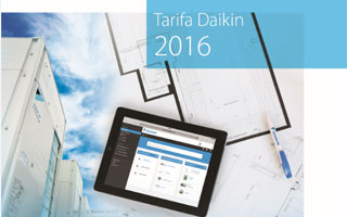 Portada de la Tarifa Daikin 2016