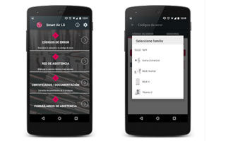 Aplicación para smartphone LG