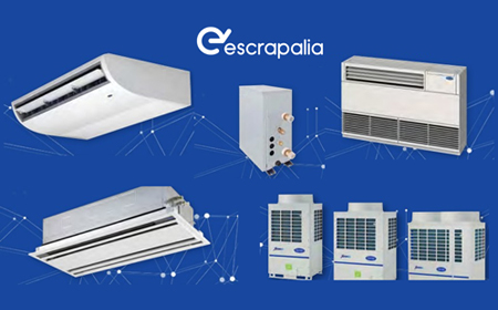 Equipos de climatización de la marca Carrier subastados por Escrapalia