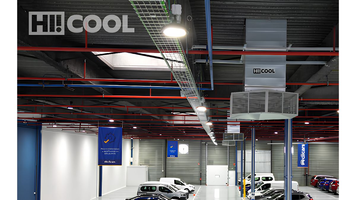 Sistema de climatización evaporativa industrial HiCool Evaporalia