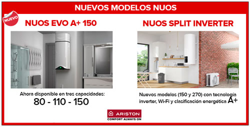 Nuevos modelos NUOS de Ariston 