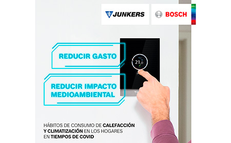 Junkers-Bosch elabora un estudio para conocer el impacto del teletrabajo en los hábitos de calefacción y climatización del hogar