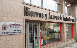 Punto de venta de Hierros y Aceros Santander