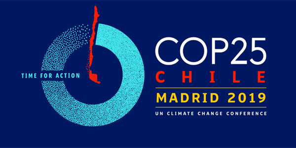 Logotipo de la COP25 que se celebra en Madrid del 2 al 13 de Diciembre