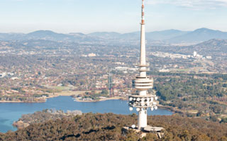 Vistas de Canberra en Australia 