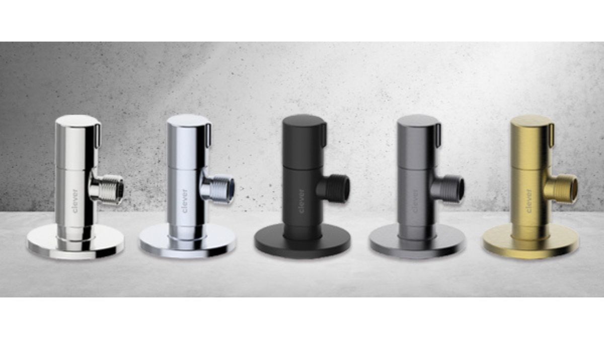 Válvula escuadra Standard Hidráulica AMERICA DESIGN acabados cromado negro