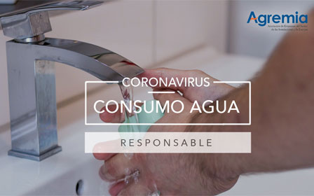 Agremia consumo de agua responsable durante el confinamiento