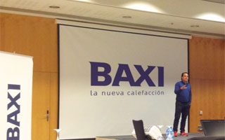 Antonio Perelló en la convención anual BAXI