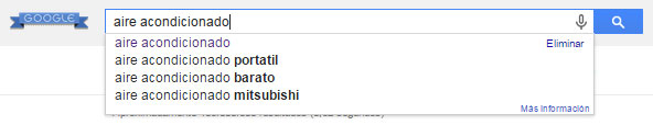 Búsquedas en Google aire acondicionado