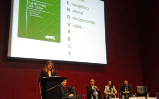 Presentación de la Bomba de Calor de AFEC en Climatización 2015