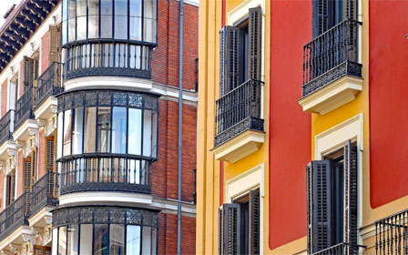 Edificio del centro de Madrid