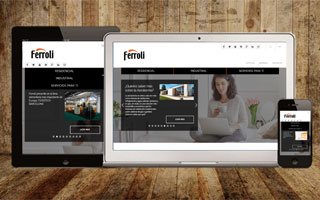 Nueva web de Ferroli