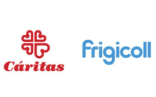 Comida de Cáritas en Navidad financiada por Frigicoll