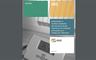 Estudio SPAHOUSEC II del IDAE sobre consumos del gas natural para calefacción