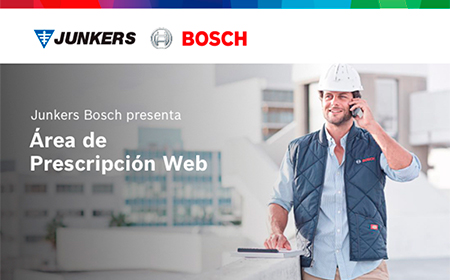 Junkers-Bosch presenta su nueva área web de prescriptores