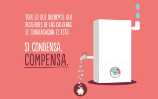 Cartel de la campaña Si condensa, compensa