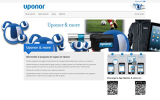 Aplicación web de Uponor