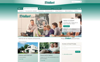 Nueva web de Vaillant