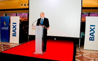 Jordi Mestres, director general de Baxi,  durante el Congreso Conaif