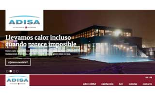 Nueva web de Adisa Heating Series by Hitecsa