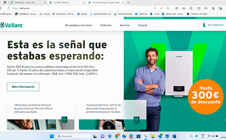 nueva Web Vaillant