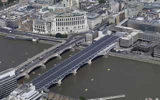 Blackfriars,  el mayor puente solar del mundo en Londres