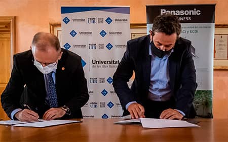 Panasonic Heating & Cooling Solutions ha firmado un convenio de colaboración con la UIB 