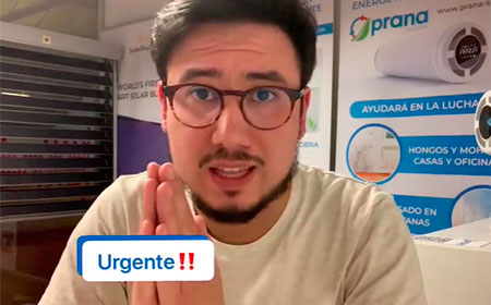 Sergi Alexandrovich, de Prana Smart solicita ayuda para Ucrania en un vídeo