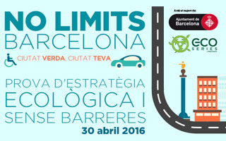 Cartel promocional de la carrera NO LIMITS BARCELONA