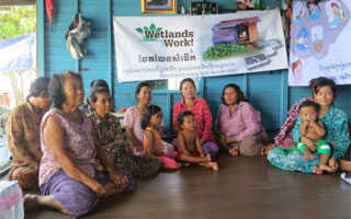 Mujeres de Kampong Chhnang en Camboya