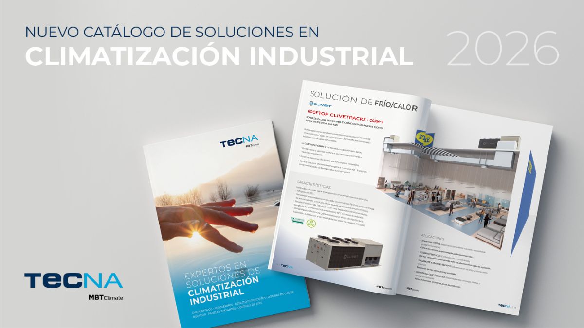 Catálogo soluciones climatización industrial TECNA 2026