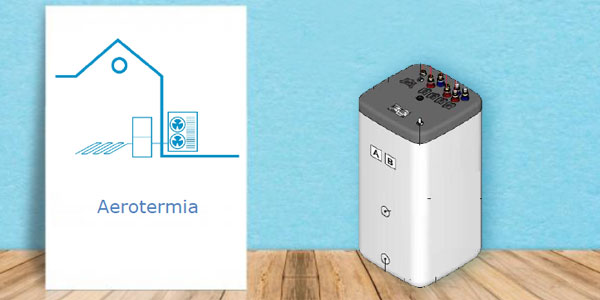 Aerotermia con depósitos con regulación inteligente