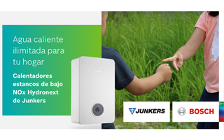 Agua caliente ilimitada para tu hogar campaña de Junkers calentadores bajo NOx