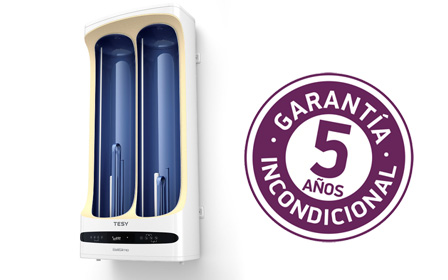 Nuevos termos eléctricos BelliSlimo Dry de Tesy con 5 años de garantía