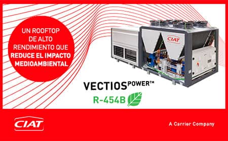 CIAT ha presentado una nueva gama de unidades rooftop de climatización VectiosPower™ 