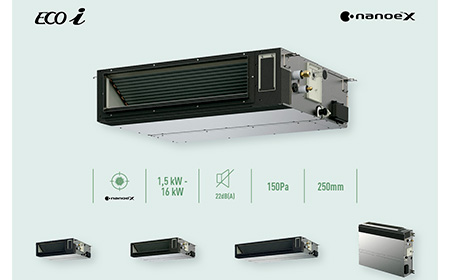 Panasonic presenta las revolucionarias unidades de conducto adaptable para la gama VRF