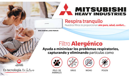 Respira tranquilo con el aire acondicionado Mitsubishi Heavy Industries