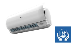 Split de aire acondicionado Haier gama Down con refrigerante R32