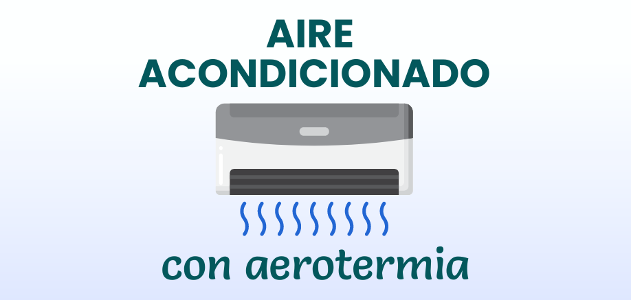 portada infografia aire acondicionado con aerotermia