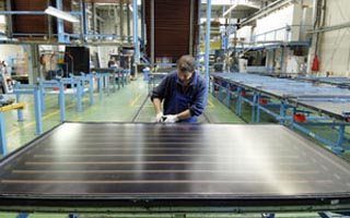 Fabricación de un panel solar