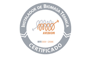 Logo Certificado Instalador de Biomasa Térmica de Avebiom