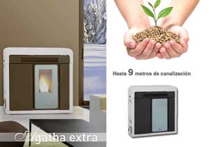 Modelo agatha- Estufa de pellet Bronpi