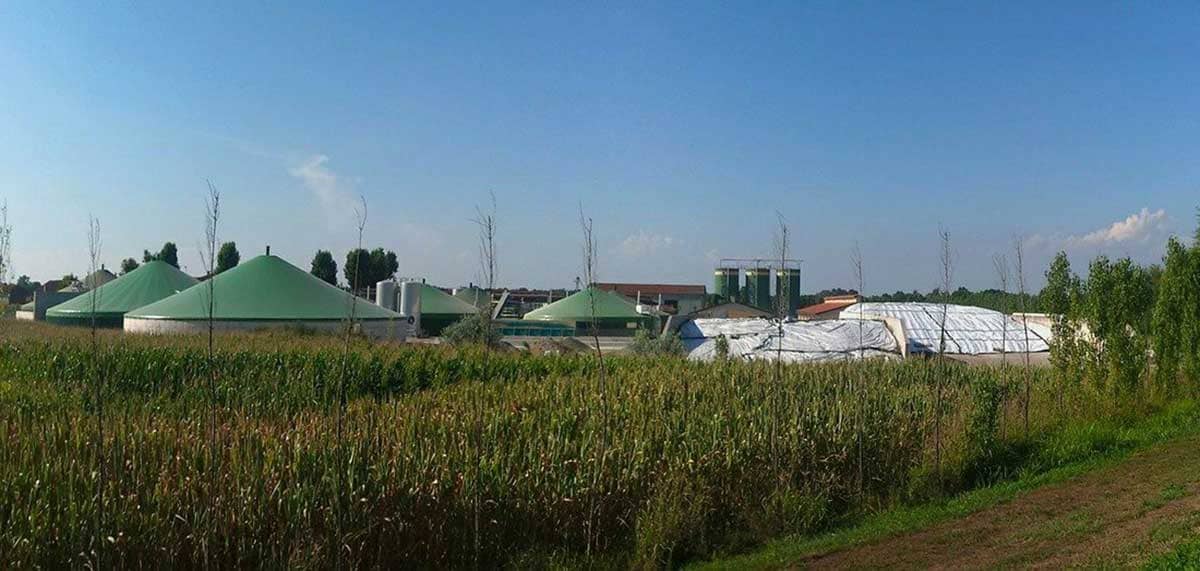 Planta de bioenergía en zona rural