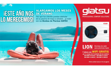 Giatsu bomba de calor Lion para piscinas