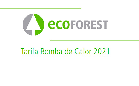 Ecoforest presenta su nuevas tarifas correspondiente a 2021