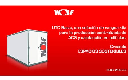 La reconversión eficiente de la sala de calderas, mejor con una UTC Basic de WOLF