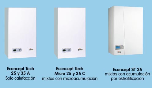 Calderas de condensación Econcept Ferroli